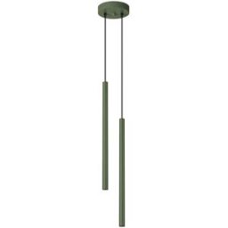 Sollux Lighting Lámpara de techo verde oliva acero alt. 15 cm