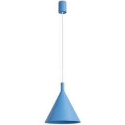 Sollux Lighting Lámpara colgantes azul claro acero alt. 140 cm