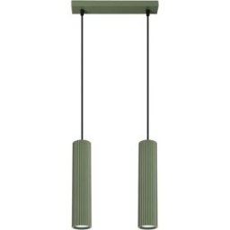 Sollux Lighting Lámpara de techo verde oliva aluminio alt. 30 cm