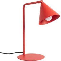 Sollux Lighting Lámpara de escritorio rojo acero alt. 35 cm