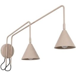 Sollux Lighting Aplique de pared taupe acero alt. 30 cm