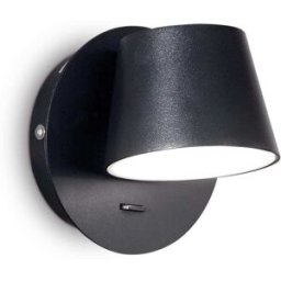 Ideal Lux Lámpara de pared negra A 120 x A 120 x P 120 mm