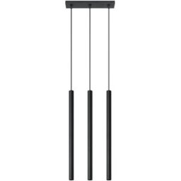 Sollux Lighting Lámpara de techo negro acero alt. 90 cm