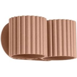 Sollux Lighting Aplique de pared mocca aluminio alt. 10 cm
