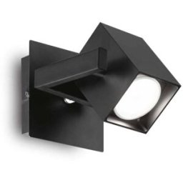 Ideal Lux Lámpara de pared negra A 100 x A 110 x P 140 mm