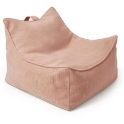 MeowBaby Puf sillón infantil en pana fina, teja