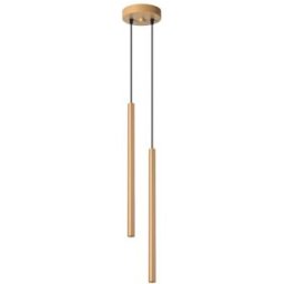 Sollux Lighting Lámpara de techo dorado acero alt. 52 cm
