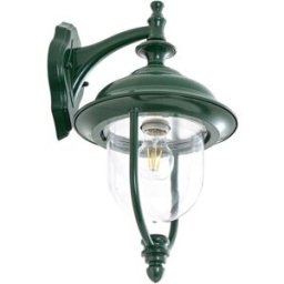 Lindby Lámpara de pared exterior de aluminio verde