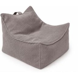 MeowBaby Puf sillón infantil en pana fina, taupe