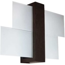 Sollux Lighting Lámpara de pared desgarrar madera/vidrio alt. 30 cm