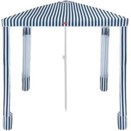 Flamingueo Cenador playa jardín poliéster aluminio UPF50+ azul