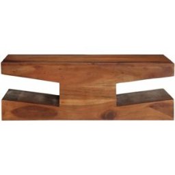 Prolenta Premium Mesa de centro marrón 90 x 60 x 30 cm