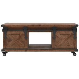 Prolenta Premium Mesa de centro marrón 91 x 51 x 38 cm