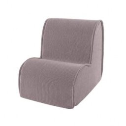 MeowBaby Sillón nube infantil en pana fina, taupe