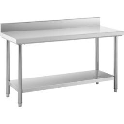 Mesa de acero inoxidable - ECO - 150 x 60 cm - 400 kg - antisalpique - Royal Catering 10011611