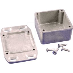 HAMMOND MANUFACTURING 1590LBFL - Carcasa de aluminio, 51 x 51 x 31 mm, plateado, IP54