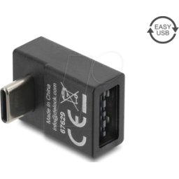 DELOCK 67629 - Adapter USB 2.0 USB Type-C™ Stecker zu Easy USB Typ-A Buchse, na