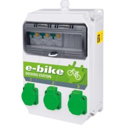 PC ELECTRIC PCE 9134248 - Estación de acoplamiento para bicicleta eléctrica, 3 cone