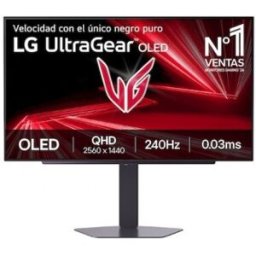 LG Monitor UltraGear 27GX704A-B 27"/ QHD/ 0.03ms/ 240Hz/ OLED/ Regulable en altura