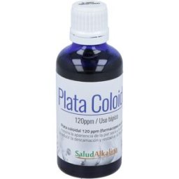 Saludalkalina plata coloidal 120ppm 50ml. - saludalkalina