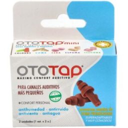 Ototap tapon oido ototap mini goma premoldeada 2 un