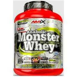 Amix anabolic monster whey2 kg+200 gr free fresa-plat
