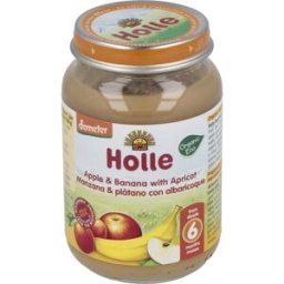 Holle purÉ-tarrito manzana plata albaricoque 6meses 190gr.