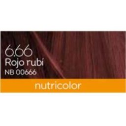 Biokap tinte red ruby dye 140ml. rojo rubi ·6.66
