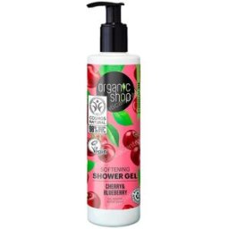 Organic shop gel de ducha suavizante«cereza y arandano azul»280 ml
