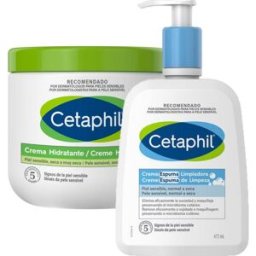 Cetaphil Pack Crema Hidratante 453g + Loción Limpiadora 473ml