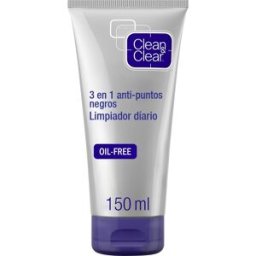 Clean & Clear Clean&Clear 3en1 Anti Puntos Negros Limpiador Diario Oil Free 150ml