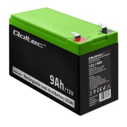 Batería Qoltec 53031 12V 9Ah VRLA para sistemas UPS