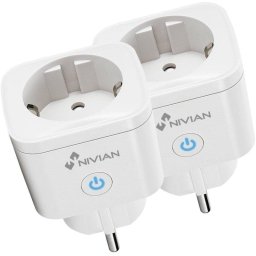 Enchufe Inteligente Nivian Wifi Estadísticas de consumo y control por voz Protección contra sobretensiones