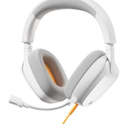 Auriculares Glorious GHS Eternal con cable jack 3,5 mm para gaming, micro extraíble, blancos