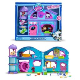 Juguete Bandai Littlest Pet Shop Gran Casa Playset con 3 Figuras y 20+ Accesorios