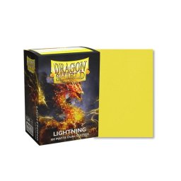 Funda de tarjeta Asmodee Lightning Amarilla 100 uds