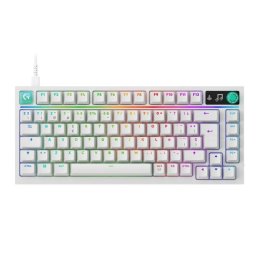 Teclado Logitech G316 X mecánico con interruptores intercambiables y RGB LIGHTSYNC blanco