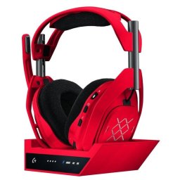Auriculares Logitech G Astro A50 X inalámbricos LIGHTSPEED Bluetooth gaming rojo