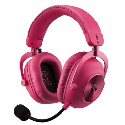 Auriculares Logitech PRO X3 LIGHTSPEED inalámbricos Bluetooth USB gaming rosas