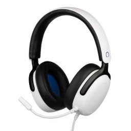 Auriculares Konix Nexus con cable 3,5 mm para gaming en PS5 negro y blanco
