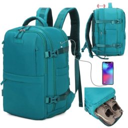 Mochila de Cabina RAYKONG Impermeable 40x30x20cm para Portátil 16