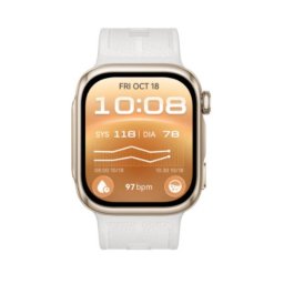 Huawei WATCH D3 Bluetooth NFC 40mm Caja dorada Correa blanca Talla única