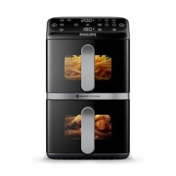Freidora de aire Philips NA461/00 10 L 2750 W doble cesta con ventana