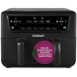 Freidora de aire Cuisinart AFD10OBLE 10,4 L 2400 W doble cesta con revestimiento cerámico
