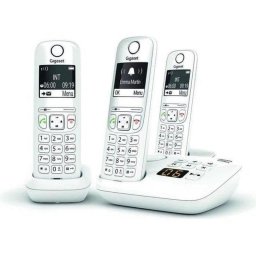 Teléfono Fijo Inalámbrico Gigaset AS690A Trio 3 Auriculares Blanco