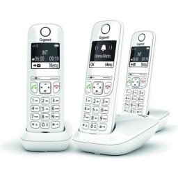 Teléfono Inalámbrico Gigaset AS690 Trio 3 Terminales DECT Blanco