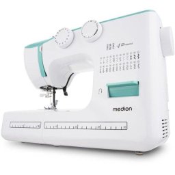 Máquina de coser Medion SM60 24 Puntadas 700 Ppm Led Azul Turquesa