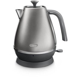 Hervidor eléctrico DeLonghi KBI2001.S 1,7 L 2000 W Plata metálico con filtro antical