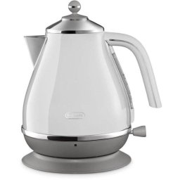 Hervidor Eléctrico DeLonghi Icona Capitals 1,7 L 2000 W Acero Inoxidable Blanco