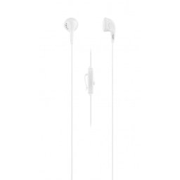 Auriculares T'nB KPFIRSTWH con cable, jack 3,5 mm, intraurales con micrófono, blancos